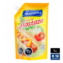 Mostaza Traverso Doypack 1 kg.