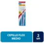 Cepillo Aquafresh Dental Flex 2x1 Suave 2 un.