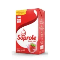 Leche Soprole Frutilla 12 X 1 Lt